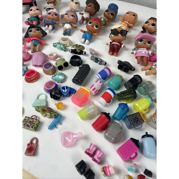 Lot of 100+ LOL Surprise 3” Dolls Babies Pets Accessories Toys Bottles Cups - Picture 9 of 12
